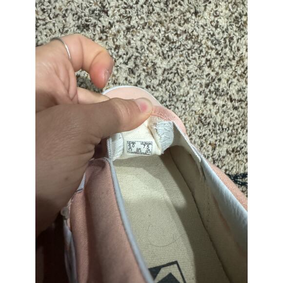 Vans Peach Pink Slip Ons - Picture 6 of 6
